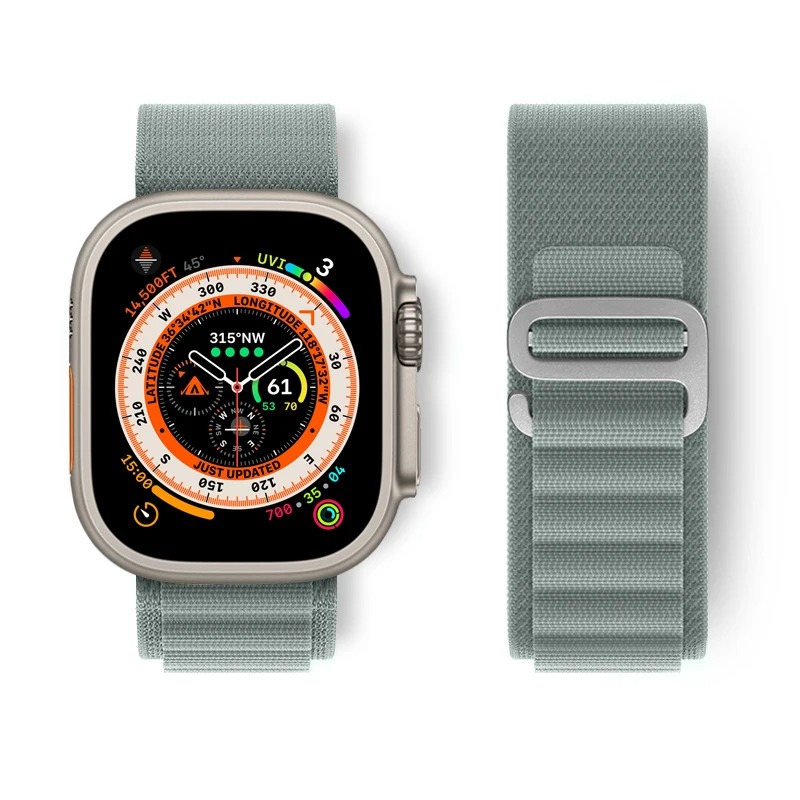 Bracelet de montre pour apple montre Ultra 2 bande 49mm 45mm 44mm 40mm 41mm 38 bracelet alpin Nylon série iwatch 6 7 8 9 se 44mm