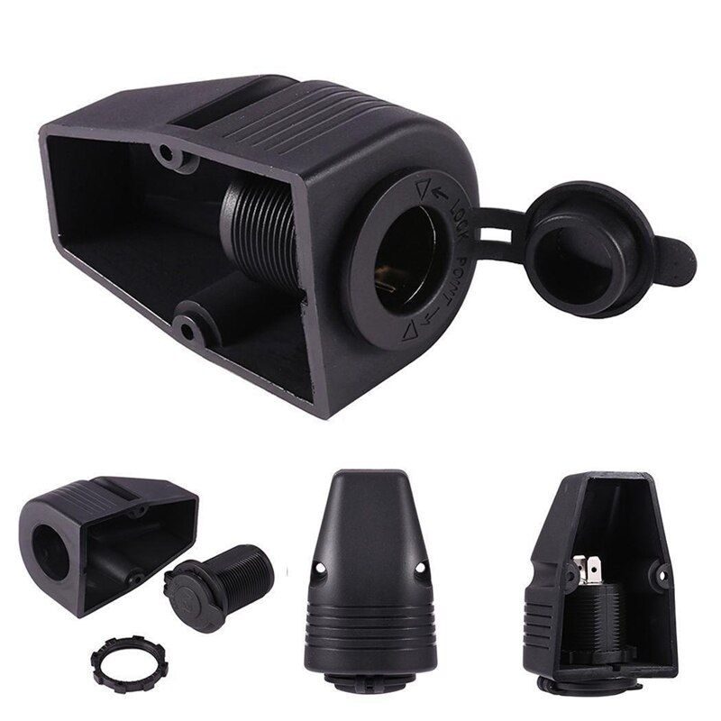 Car 12V Waterproof Cigarette Lighter Power Socket Adapter