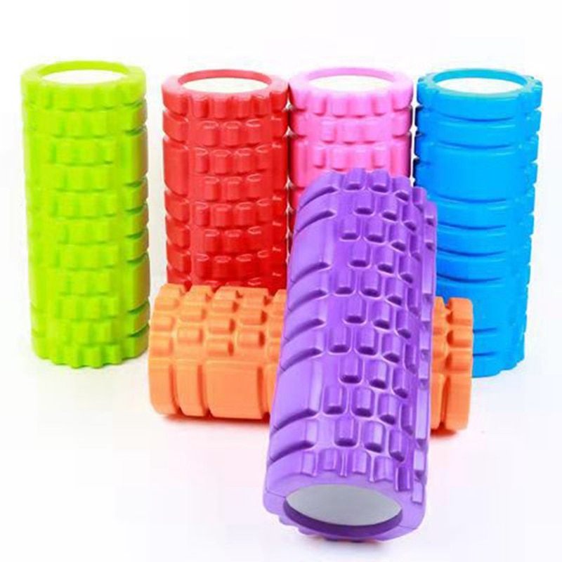 30X8.5Cm Yoga Blok Fitnessapparatuur Pilates Foam Roller Fitness Gym Oefeningen Spier Massage Roller Yoga Brick Sport gym