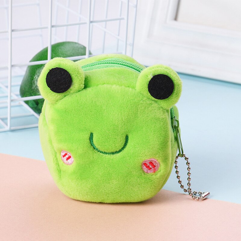 2021 cartone animato morbido peluche signore portamonete carino anime cerniera piccolo portafoglio cavo USB auricolare borsa portachiavi studente portamonete: 14