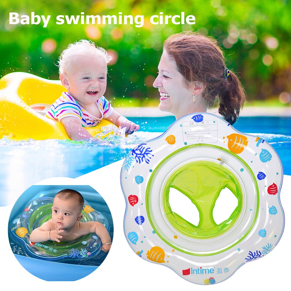 Baby Zwemmen Ring Draagbare Baby Onderarm Drijvende Zwemmen Ring Verdikte Opblaasbare Cirkel Baby Spelen Water Liggen Cirkel