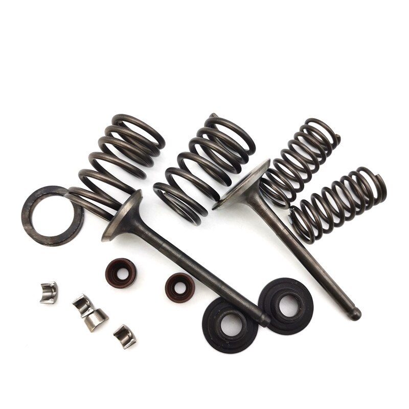 Valve Assembly Intake Exhaust Stem Shaft for GY6 150 157QMJ 1P57QMJ 4 Stroke Air-cooling Scooter Moped