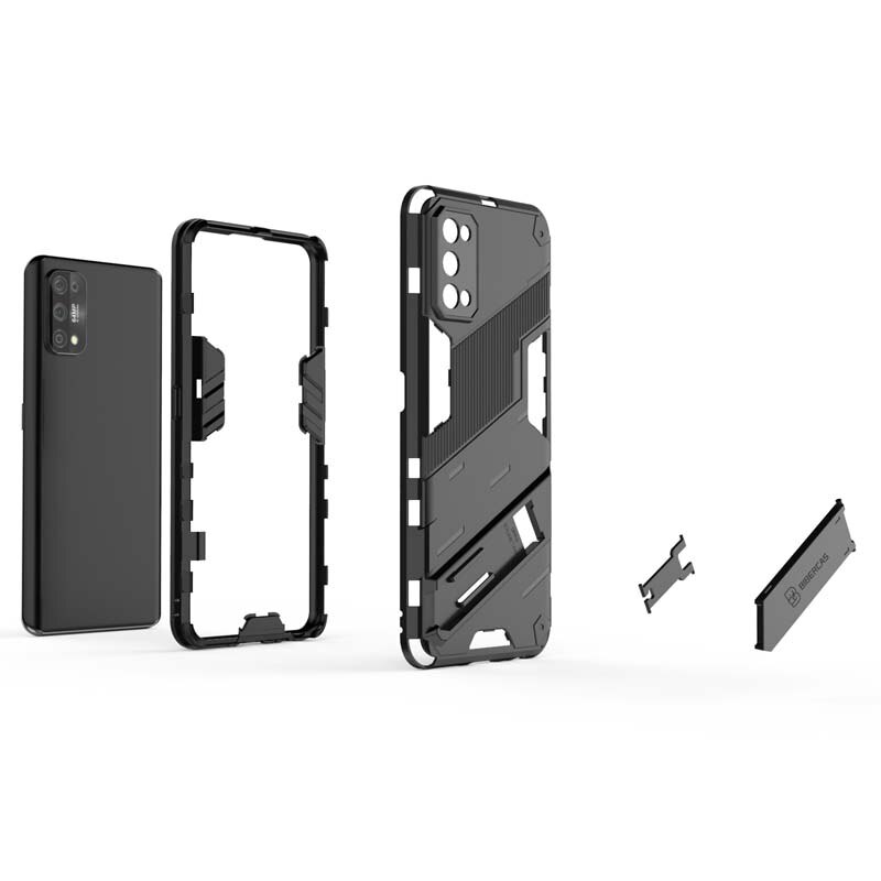 Funda armadura para teléfono Realme 7 Pro, carcasa de silicona a prueba de golpes, para Oppo Realme 7 4G 7Pro RMX2155