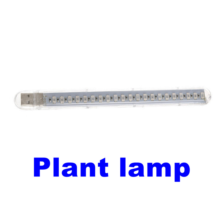 OuuZuu USB 5V LED-groeilicht Volledig spectrum Rood en blauw Phyto-groeilamp Indoor Phytolamp voor planten Bloemen Zaailing Kas: changeable