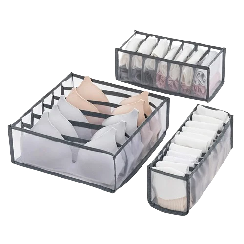 Kleding Organizer Broek Kleding Jeans Opbergdoos Garderobekast Organisatie Ondergoed Bh Sokken Compartiment Doosjes Kast: green