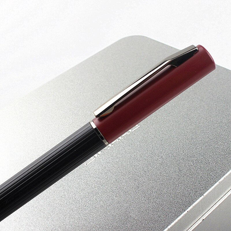 4PCS rotate Fountain Pen Retractable Extra Fine Nib 0.38mm Metal Matte Ink Pen with Converter for Writing