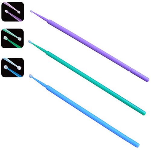 100 Stck/viel Einweg Wimpern Pinsel Tupfer Microbrushes Wimpern Verlängerung Werkzeuge Einzelnen Wimpern Entfernen Werkzeuge Applikatoren