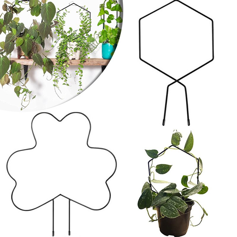 Metal Plant Trellis Support Wire Decorative Plants Climbing Holder Rack for Potted Plants Flowers Indoor PRE