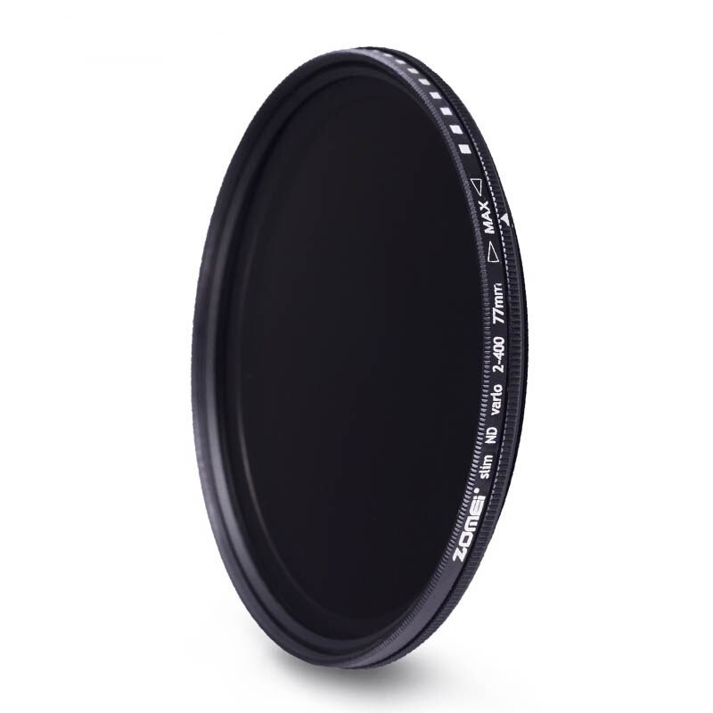 Zomei 82mm Fader Variable ND filtre réglable ND2 à ND400 ND2-400 densité neutre pour Canon NIkon Hoya Sony objectif de l'appareil photo 82mm