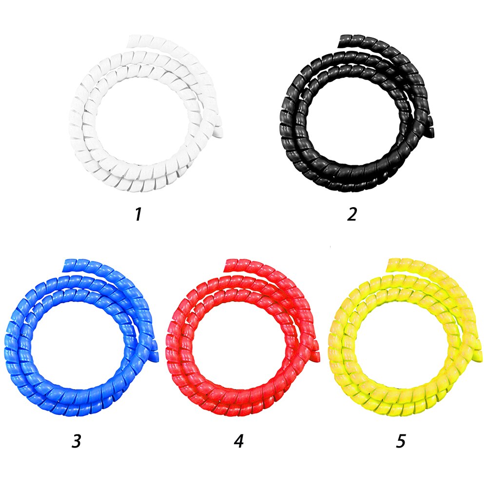 8mm 1m/ 35mm 0.45m Spiral Cable Protector Line Spiral Winding Cable Wire Cover Tube for Xiaomi M365 Ninebot Electric Scooter