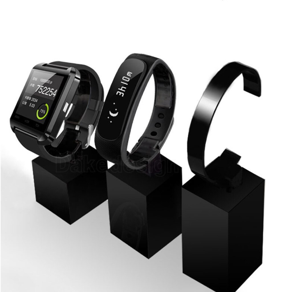 Akryl klocka display monter monter armband display hållare 4cm, 6cm, 8cm