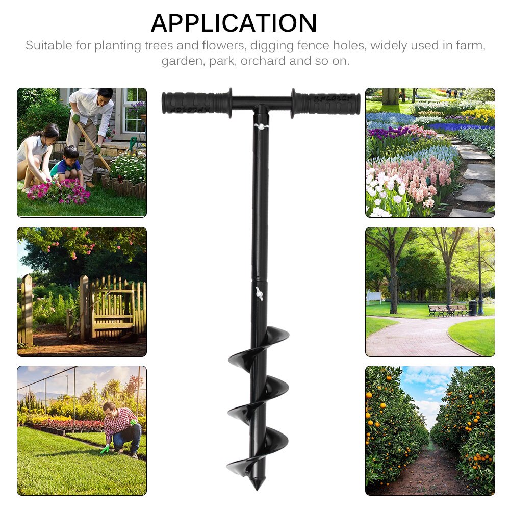Coclea Terrestre LONGRUN 150x800mm - Per Piantare Alberi, Collegamento 20mm, Acciaio Antiruggine - Foto 8