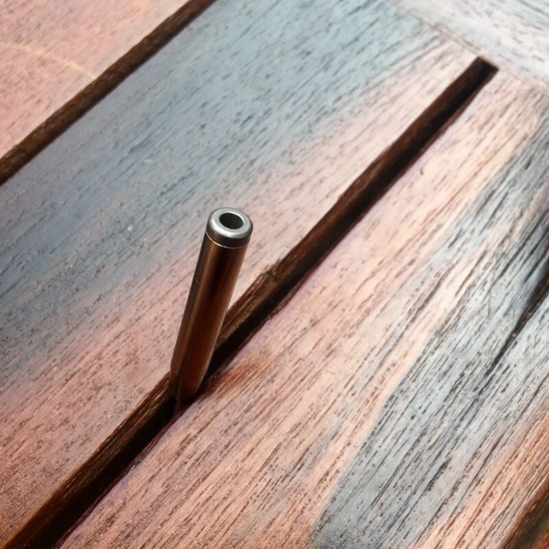 10 unidades/lote de bolígrafos de prensado de 6cm de largo, recambio de tinta negra para Mini Bolígrafo De Metal y bolígrafo, relleno de metal
