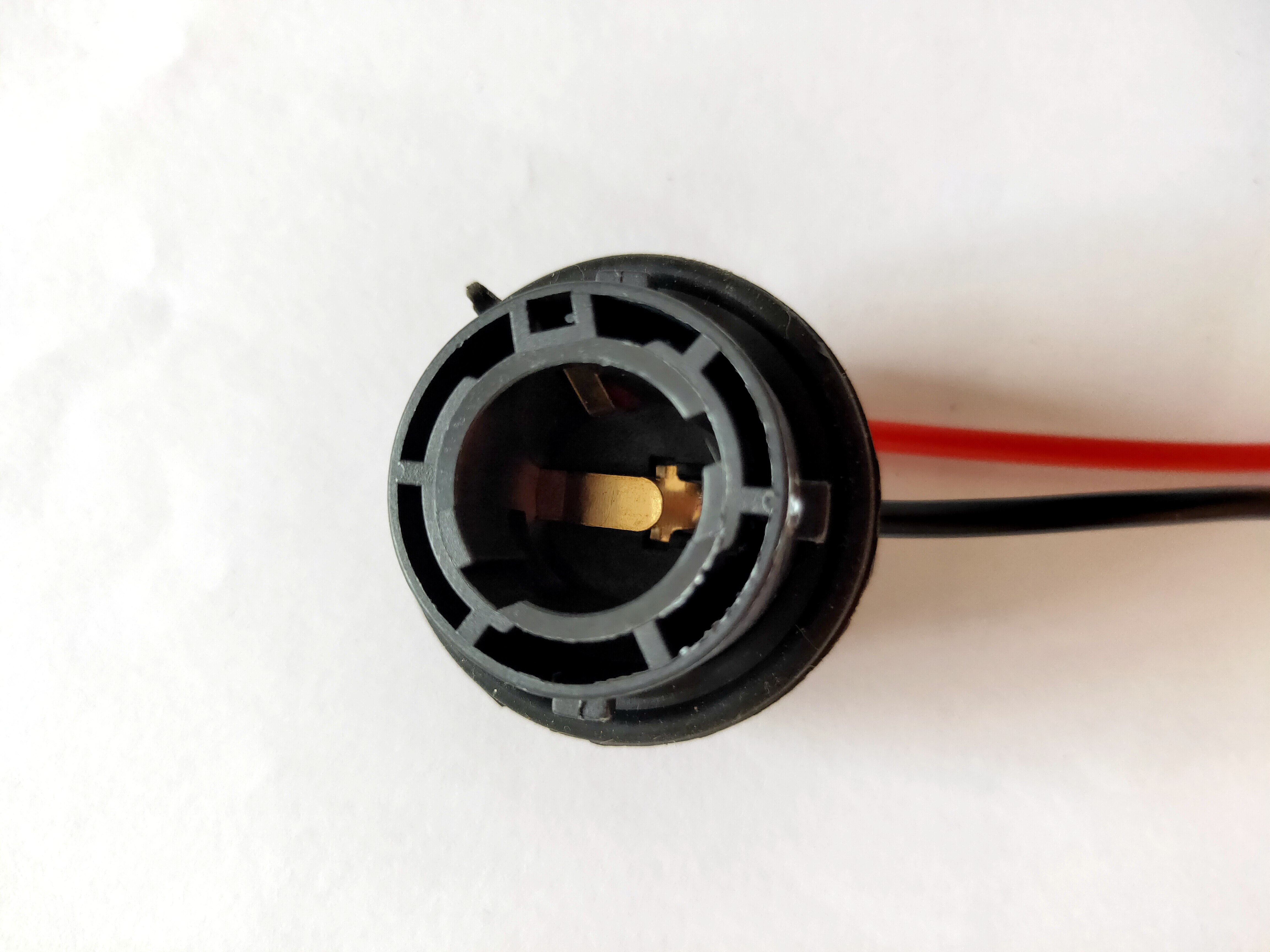 2 stk 1156 ba15s adapter bil auto led pære fatning stik forledning stik hun adapter holder til 1157 bay 15d bau 15s