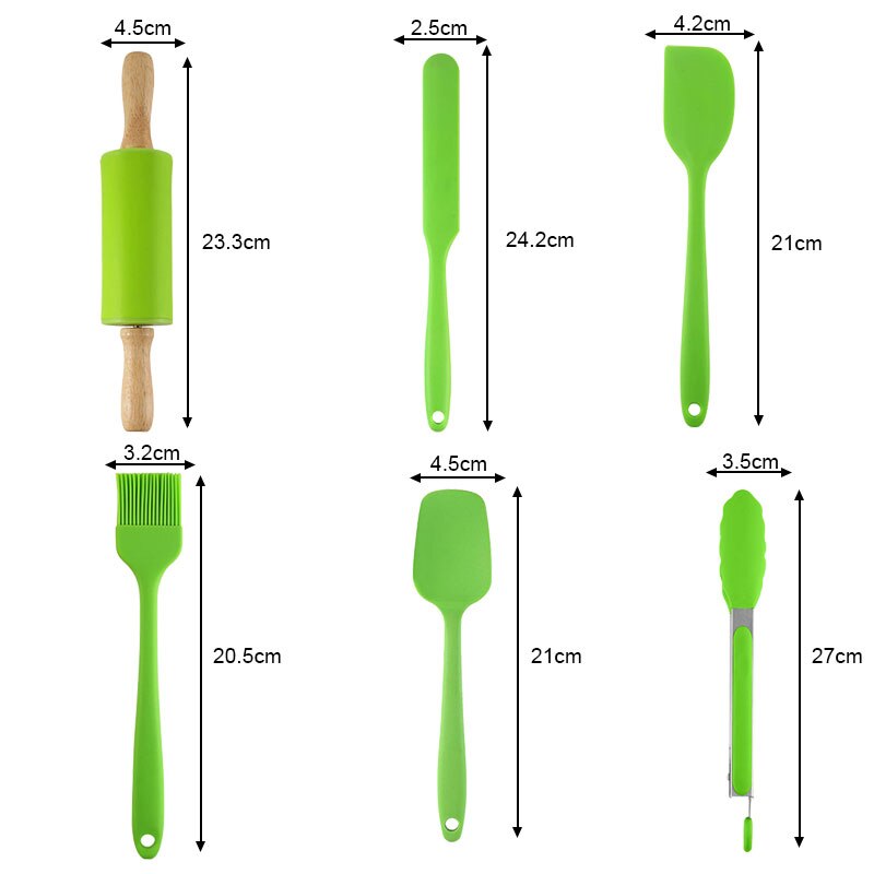 13pcs Silicone Baking Set Macaron Cake Bread Shaping Template High Temperature Resistant And Easy To Clean Baking Tools