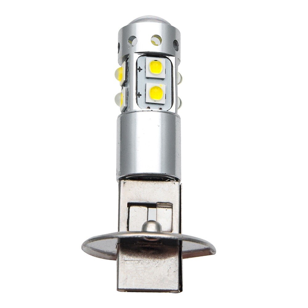 2 kpl  h1 50w tehokas led xenon valkoinen sumuvalo päivävalopolttimot 6000k 12v