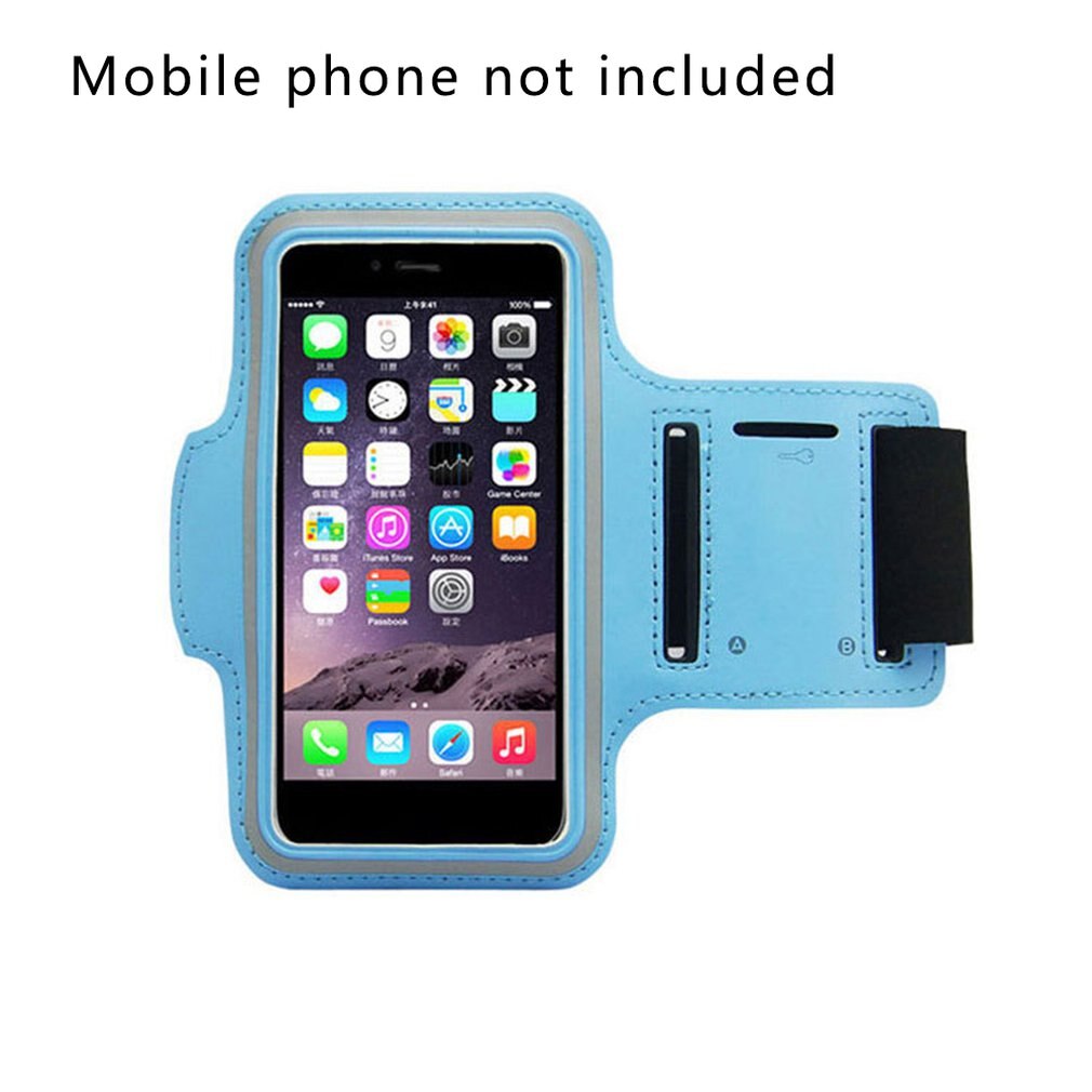 Sports Phone Holder Armband Case 4.9inch-6inch Arm Band Universal Outdoor Running for Iphone 11 Pro Max X XR 8 Plus Samsung Note: Grey