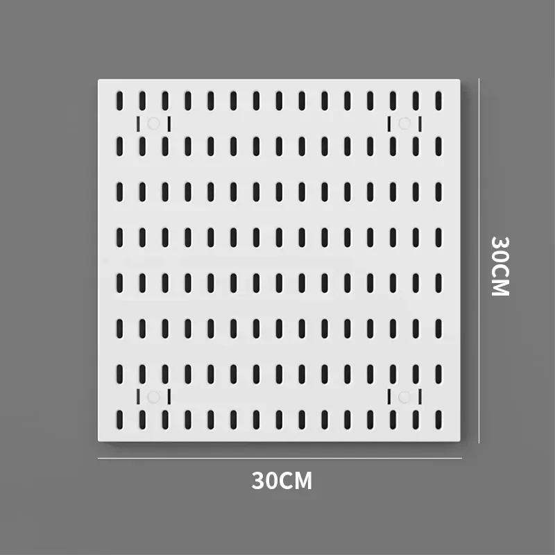 Nordic Pegboard Wall DIY Door Organizer Mounted Rack Garage Panel Shelf Kitchen Display Shelf Accessory Organizer Perforated: Pink