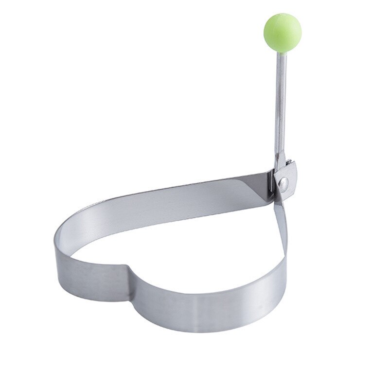 5 Style Fried Egg Pancake Shaper Omelette Stainless Steel Mold Mould Frying Egg Cooking Tools Kitchen Accessories Gadget Rings: Heart