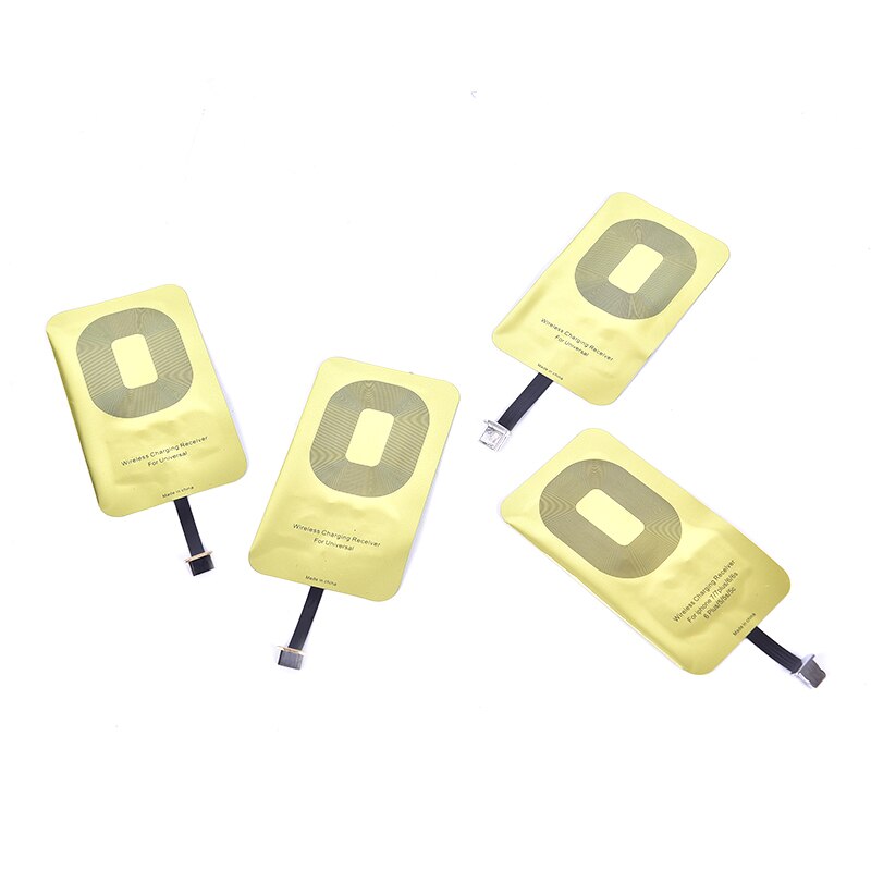 Ultradunne Qi Draadloze Opladen Ontvanger Microusb Type-C Ontvanger Module Voor Iphone/Voor Micro/Voor Type-C