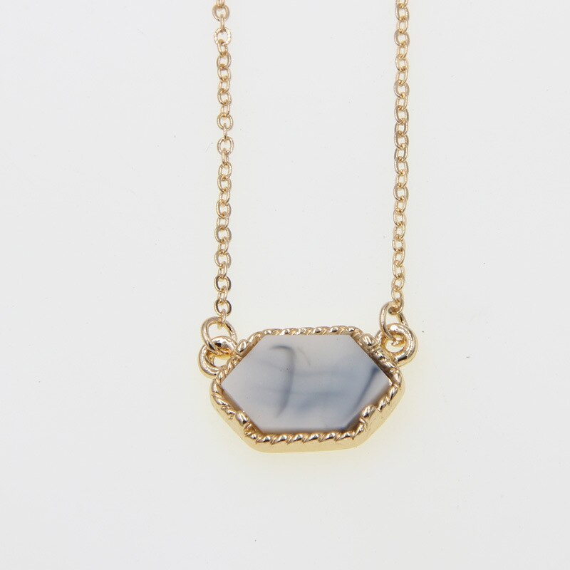 Gold Harz Druzy Drusy Anhänger Halskette Bunte Acryl Kragen Schmuck für Frauen Mädchen Kleid Hochzeit Party: Gold  white