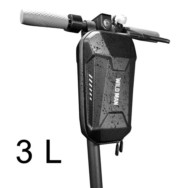 Elektrische scooter tas voor xiaomi scooter voor fietstassen opvouwbare fiets opbergtas hangende tassen waterdichte voortas: Zwart