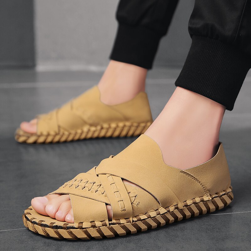 ZYLDK Sandalen Heren Zomer Buiten Antislip Strand Sandalen Sport