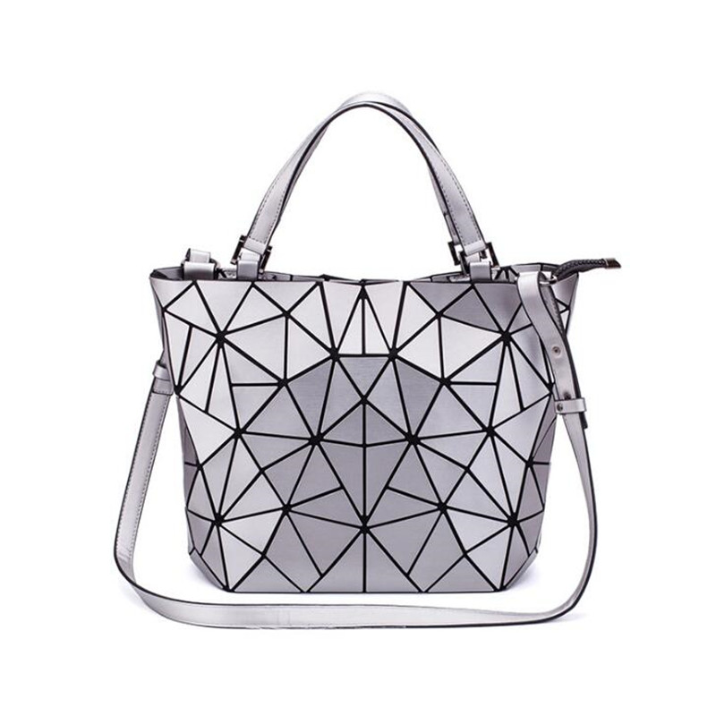 Bao sacs pour femmes créateur de sac à main été sacs à bandoulière sac de plage pour les femmes hologramme épaule bolsa feminina: silver