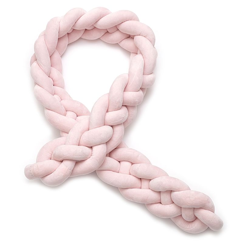 1.5M/2.2M Baby Stootrand Baby Snake Gevlochten Kussen Pasgeboren Wieg Protector F3ME