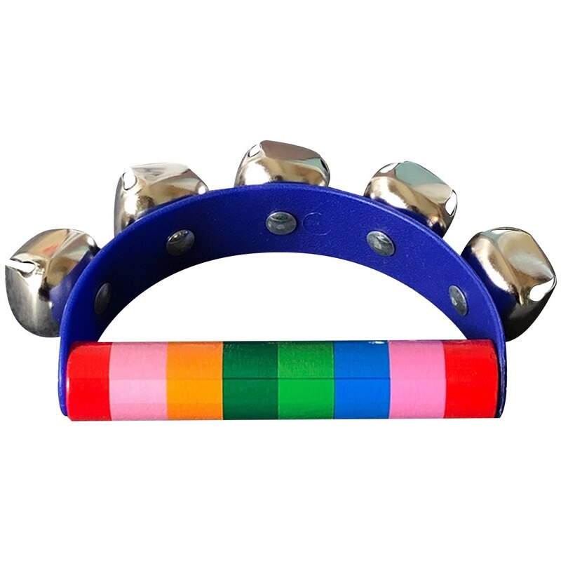 Juguetes de madera para bebés, cascabeles para niños, juguete educativo para bebés, al azar: Dark Blue