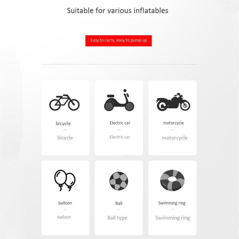 -Portable Bike Pump Gauge High Pressure Hand Pump Bike Accessories Bicycle Pump