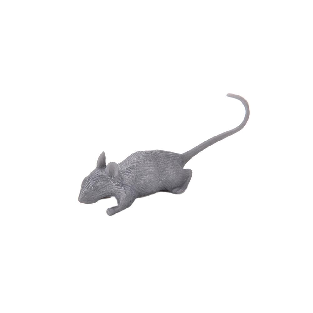 2pz 8.5 CENTIMETRI Ingannevole Della Novità scherzo Del Giocattolo di Plastica Finto Realistico topo scherzo Trucco Spaventoso per Adulti per Bambini di Halloween Giocattolo: Grigio