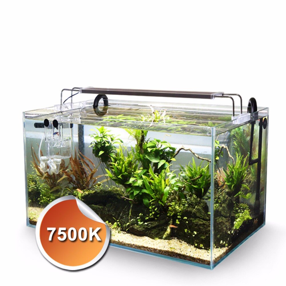 220v ADE Serie Aquarium LED Beleuchtung 12-24W LED Overhead Fisch Tank Wasserpflanze SMD LED Wachsen licht 6500-7500K