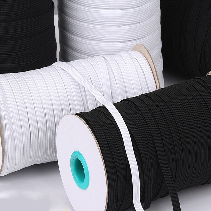 Bande élastique pour couture de vêtements, 3/4/5MM, 5m/10m, , tissu à coudre, accessoires pour vêtements, bricolage