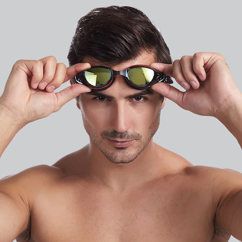 Kurzsichtige Schwimmen Brille Hd Wasserdichte und Nebel-beweis Mann Frau Kinder Große Rahmen Tauchen Getriebe Schwimmen Gläser