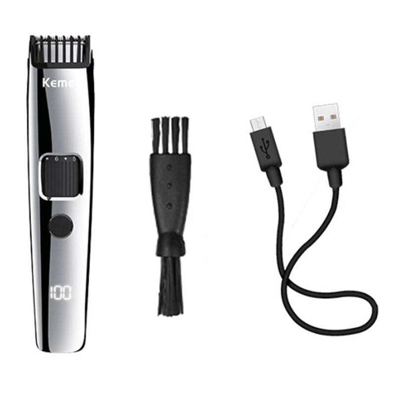 Original LCD display rechargeable adjustable beard trimmer electric hair trimmer for men hair cutting machine from 1mm to 10mm
