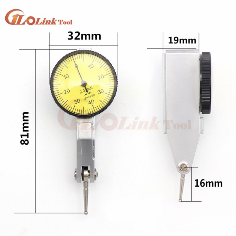 Mini 10mm Dial Indicator Magnetic Stand Base Holder Dial Test Comparator For Equipment Calibration
