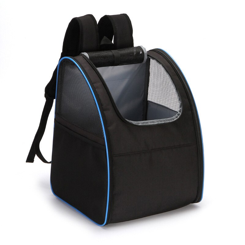 CAWAYI KENNEL-mochila Oxford para mascota, bolsa de viaje para perros y gatos, mochila de viaje para perro honden tassen: Azul