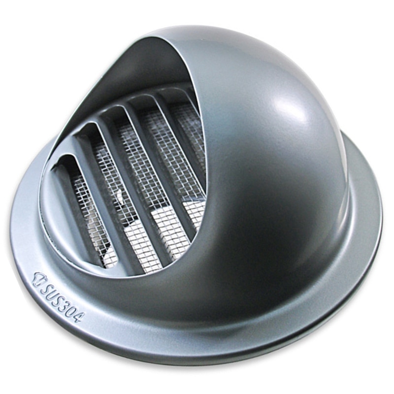 Stainless Steel Wall Ceiling Air Vent Ducting Ventilation Exhaust Grille Cover Outlet Heating Cooling & Vents Cap Waterproof: Default Title