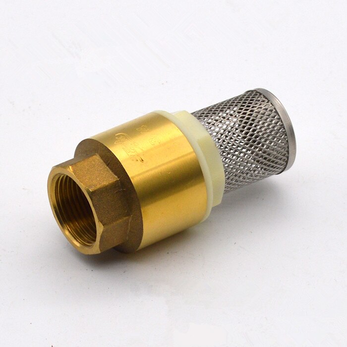 Brass Check Valve with Strainer Filter 1/2" BSP Female Thread