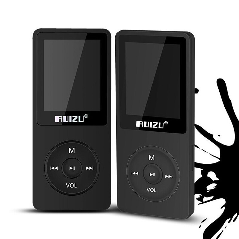 RUIZU X02 lettore MP3 ultrasottile con schermo Mini lettore musicale 4G supporto Radio FM registratore vocale E-book lettore Audio Video Walkman