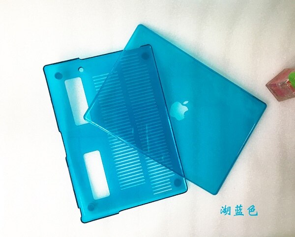 Crystal Hard Case Shell+Keyboard Cover Only For Apple MacBook 13" Old White Macbook model :A1181: Crystal Sky Blue