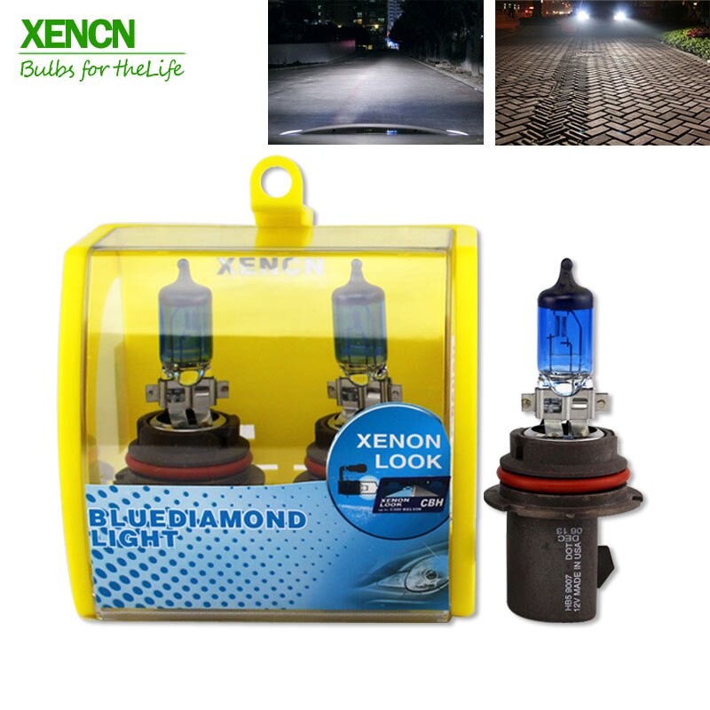 XENCN 9007 HB5 12V 65/55W 5300K Blue Diamond Light Auto Lampen Koplamp Vervangen Upgrade Halogeen lamp 30% Meer Ligh 75M beam 2POS