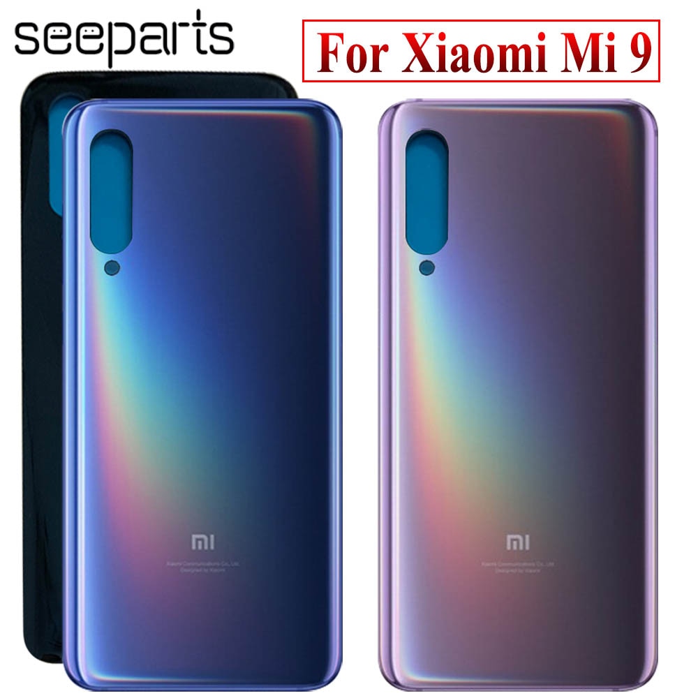 for Xiaomi mi 9 Back Battery Cover Rear Door Housing Case Glass Panel Mi9 SE Replacement Parts For xiaomi mi 9 Battery Cover