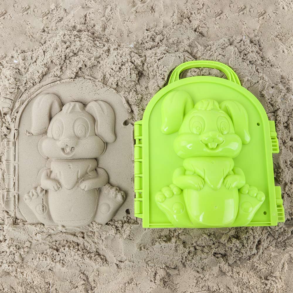 Beach Sand Game 3D Cartoon Mold Beach Snow Sand Model Children's Model Toys Children Outdoor Beach Playset: 39008-12