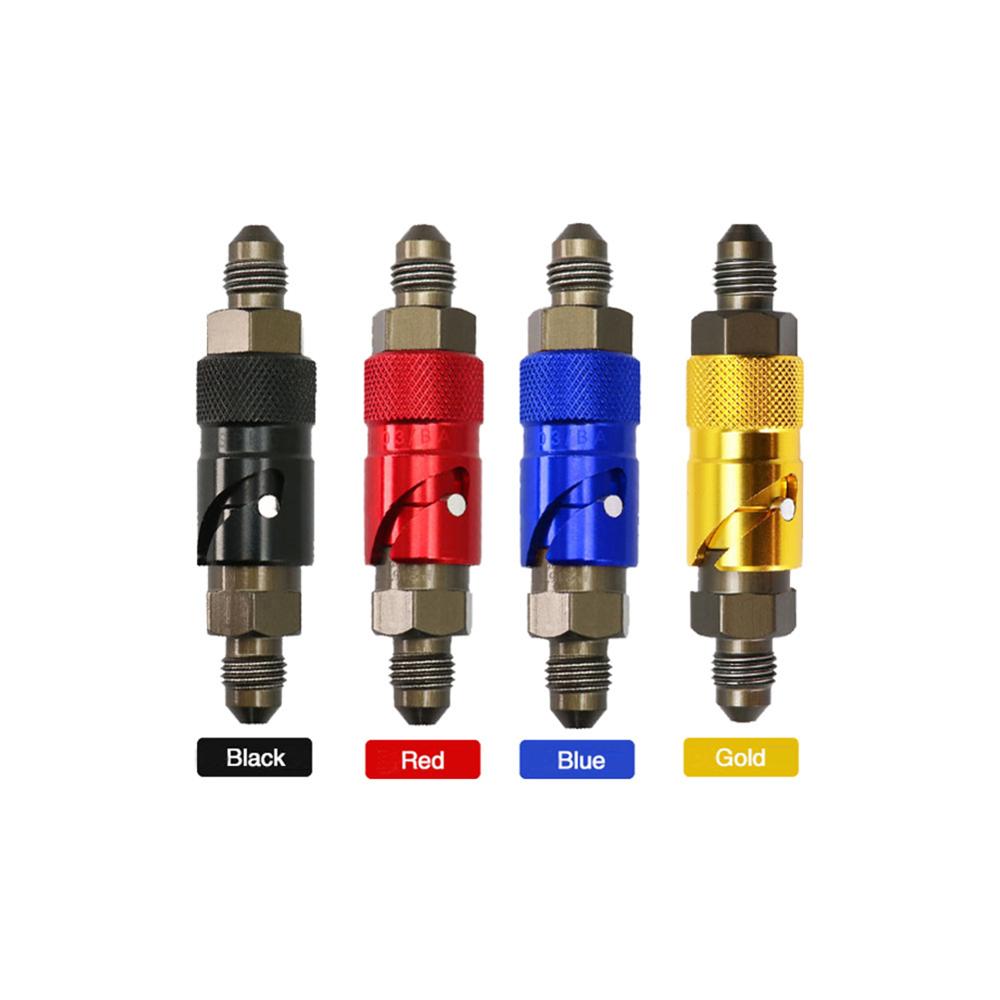 Motorcycle Brake Line Hose Aluminum AN3 Fluid Quick Release AN-3 Connect Fitting Adapter Kit for -Honda -Yamaha -KTM Cafe Racer
