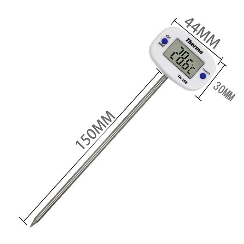 Kjøkken elektronisk umiddelbar digital termometer matlaging matte temperatur sonde verktøy bbq bake matte termometer