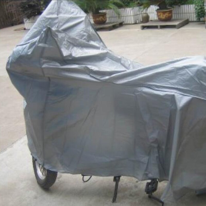 1Pc Zilver Motorfiets Kap Scooters Covers Waterdicht Stofdicht Ademend Volledige Beschermende Anti Uv Motorfiets Covers