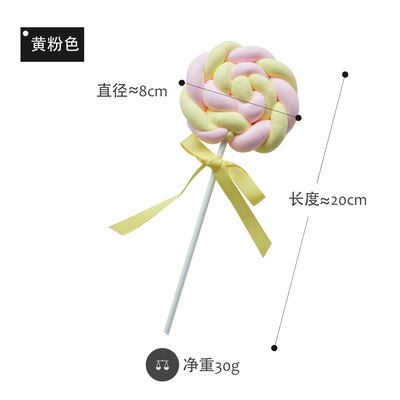 Lollipop Twist de simulación, accesorios de Lollipop Rosa lindo Lollipops decoración para fotografías, de simulación de dulces: Color zafiro profundo