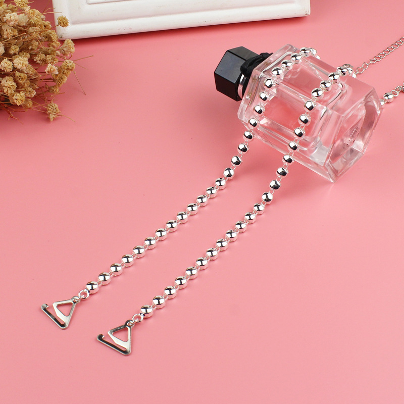1 Pair Women Adjustable Crystal Belt Gorgeous Prom Diamante Rhinestone Bra Strap Party Evening Dress Underwear Accessories: round / 1.8cm
